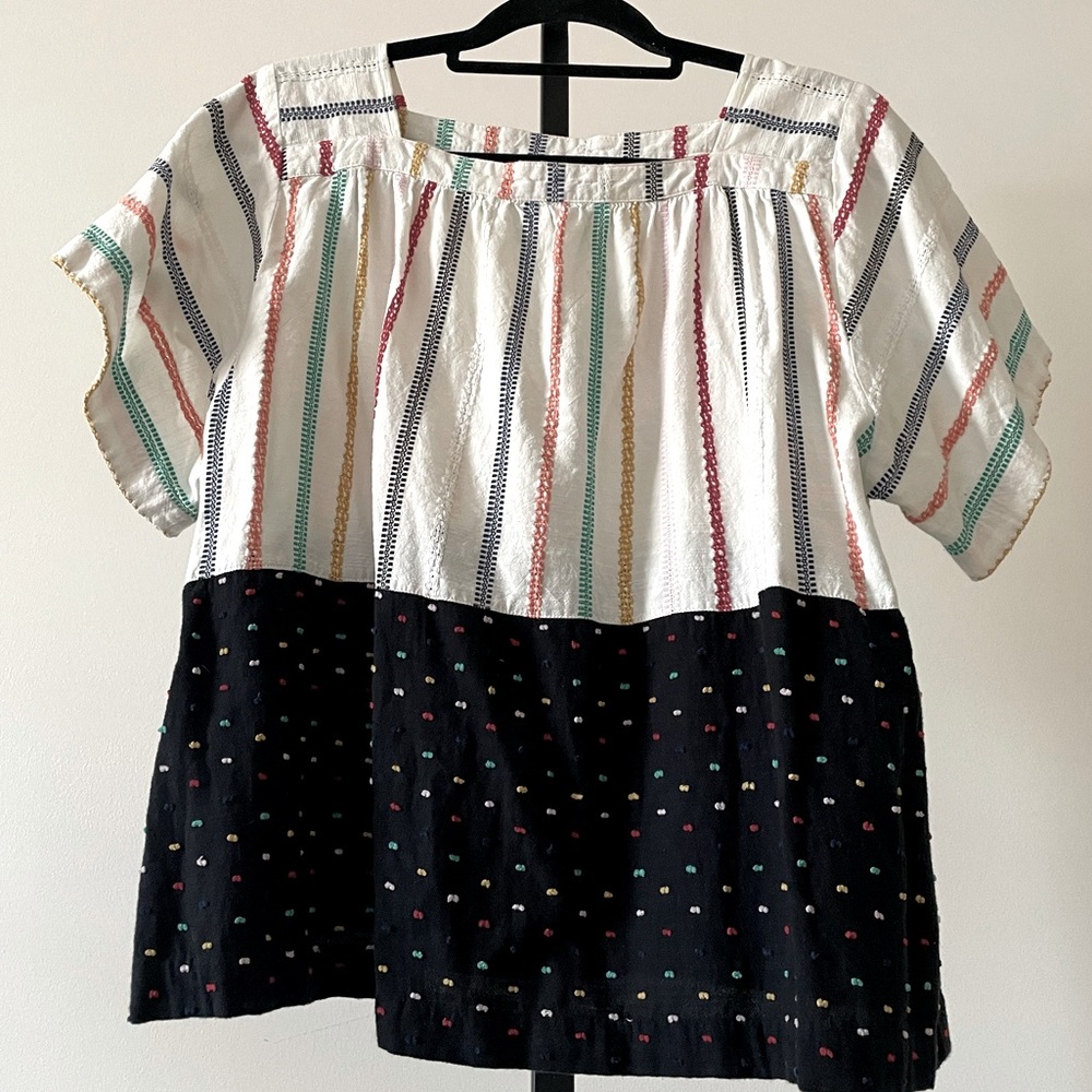 Ace & Jig Vista Top - Merry/Carnival - Large (tag removed)